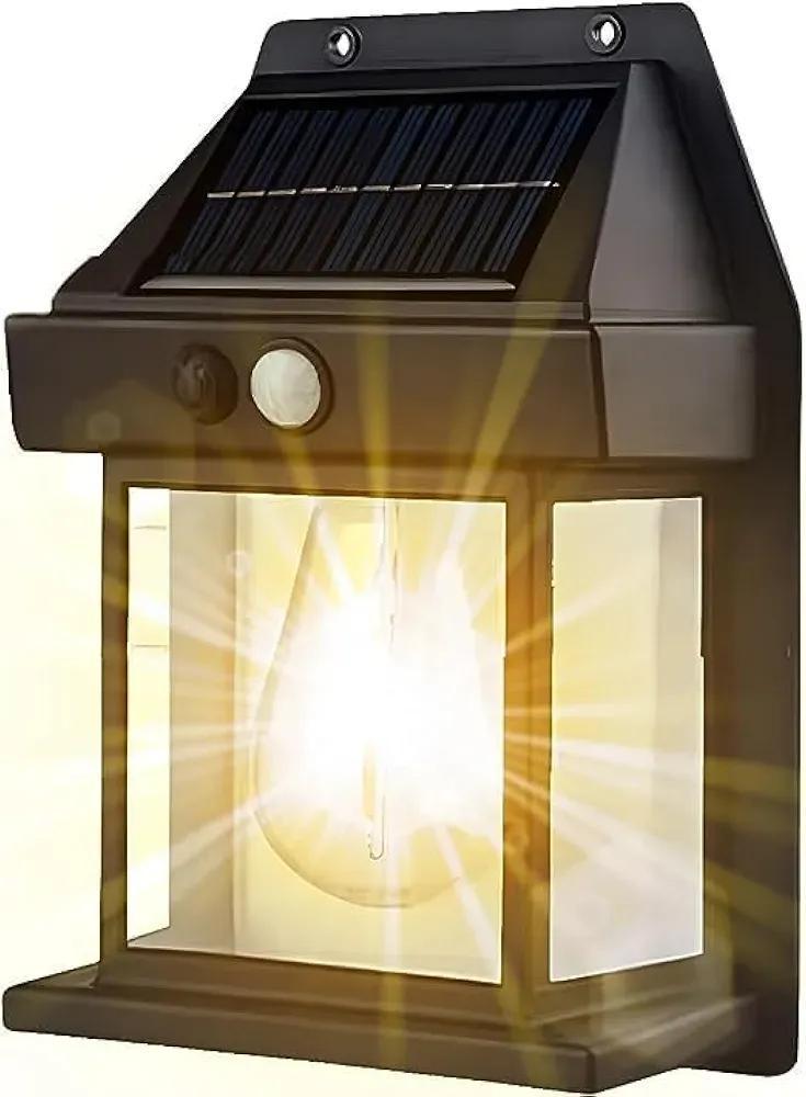 CBK Solar Interaction Wall Lamp BK-888 – Waterproof Outdoor Motion Sensor LED Lantern | Solar Powered Garden & Security Light